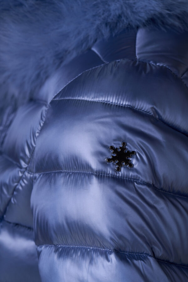 Short double-breasted down jacket - Image 6