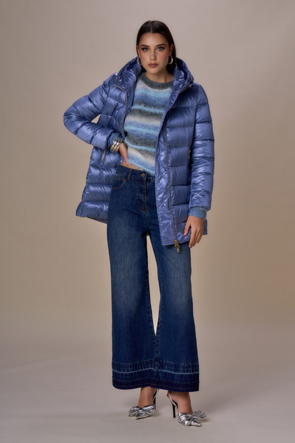 " Iconic long down jacket"