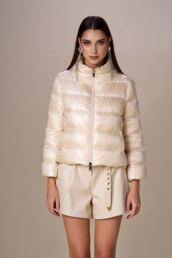 Diamond cape down jacket - Image 3