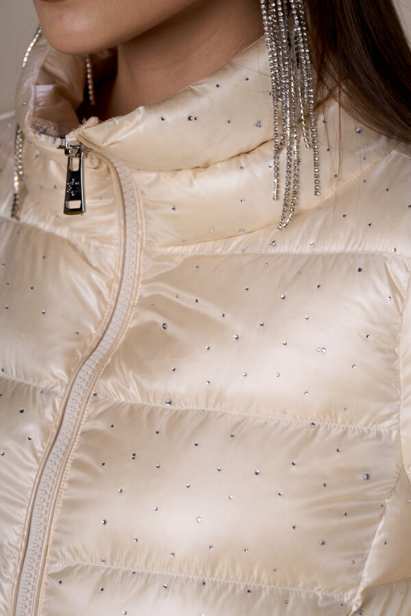 Diamond cape down jacket - Image 5