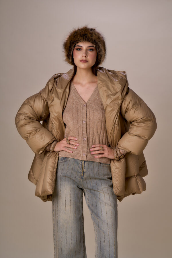 Sakura short down jacket - Image 3