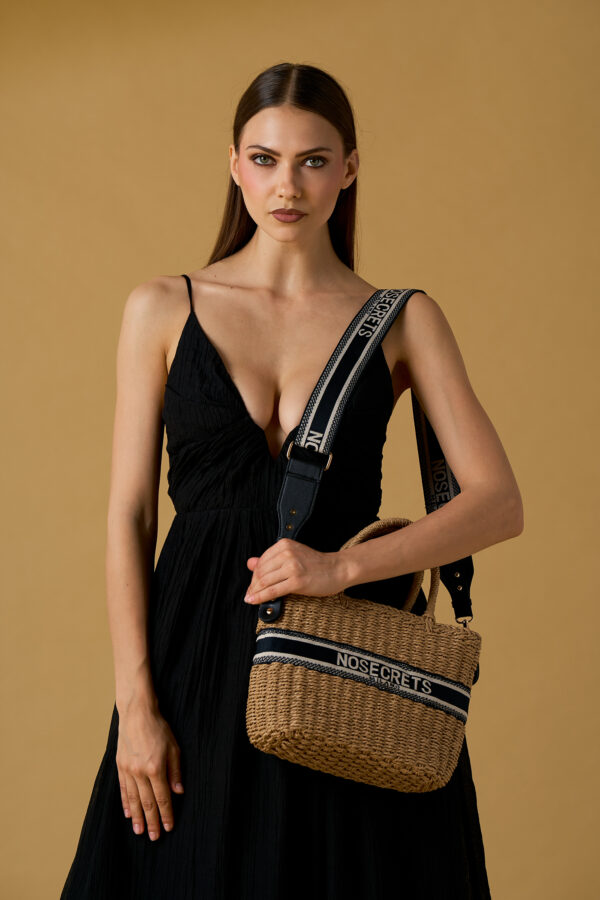 Borsa tracolla Nosecrets paglia