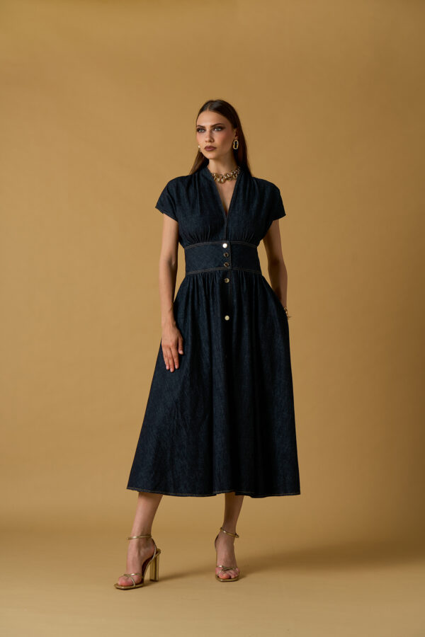 Abito chemisier denim