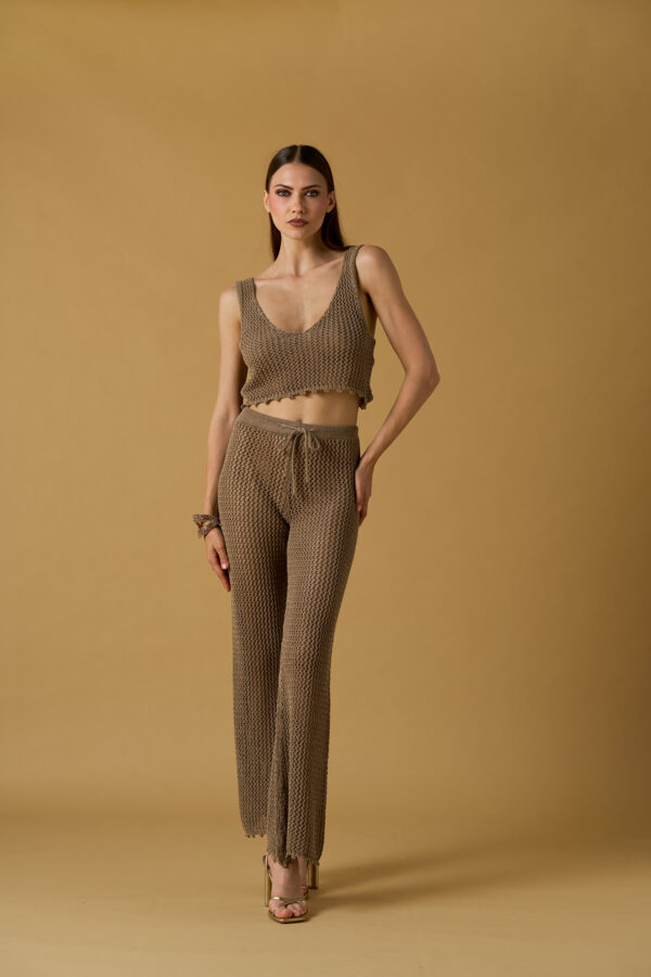 Pantalone lungo crochet