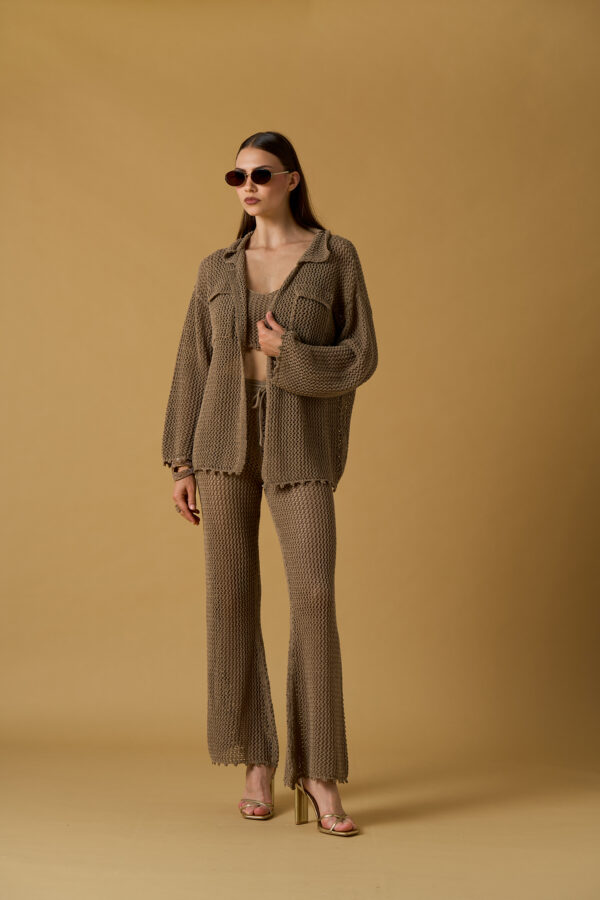 Cardigan camicione crochet