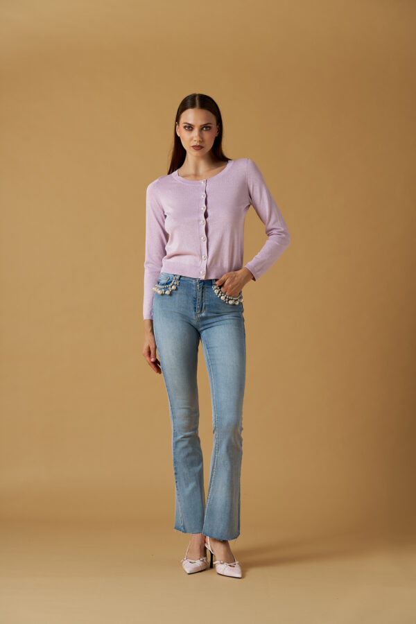 Cardigan iconico lurex