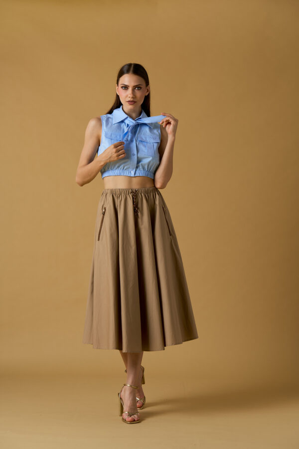 Top safari in cotone