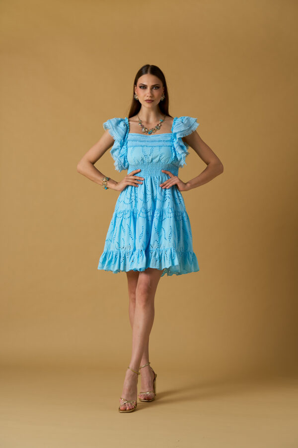 Sangallo Dress with Ruffles