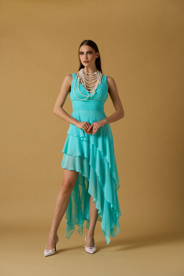 Ariel Dress with Voile Ruffles
