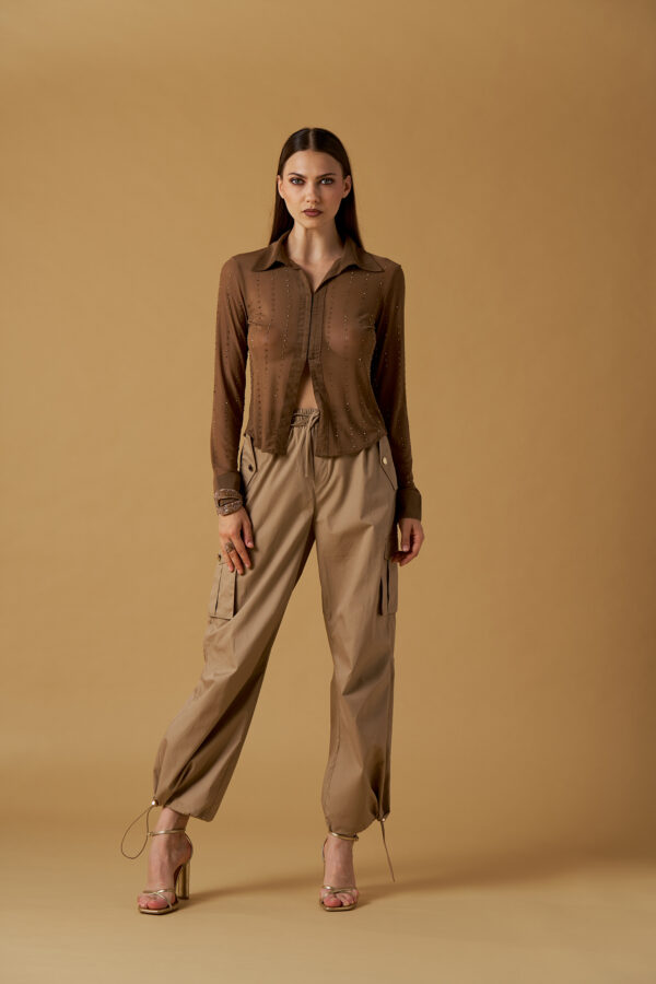 Camicia rete diamanti