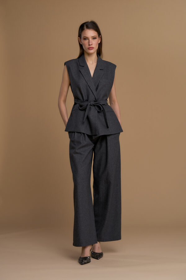 Pleated stardust trousers