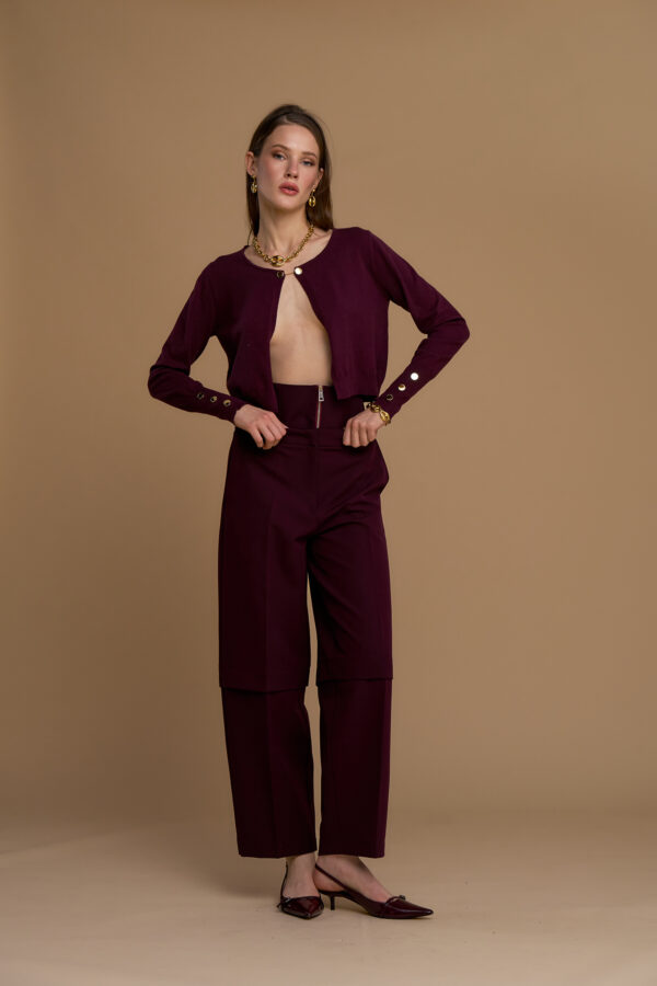 Iconic micro cardigan