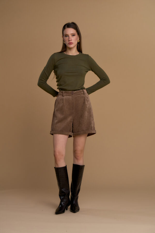 Corduroy shorts