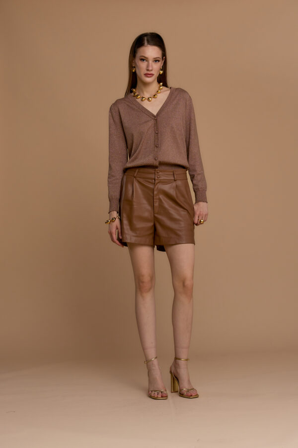 Lurex cardigan