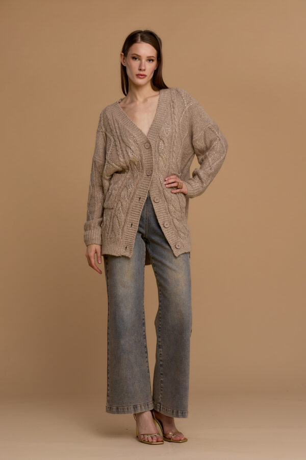 Luxury long cardigan