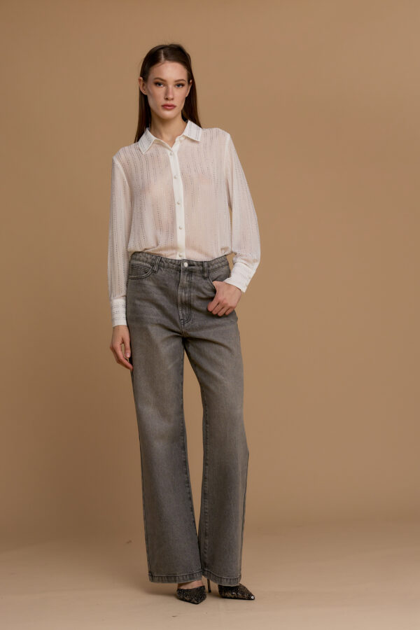 Coated stardust jeans